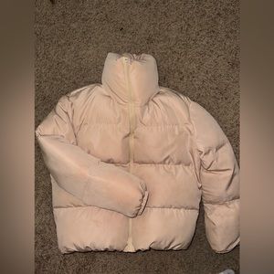Light pink super puff jacket